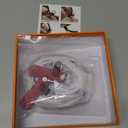 jiesinlov Cowhide Bags Straps Replacement Adjustable Crossbody Shoulder Strap Conversion Kit Fit for Le Pliage Small(Pomegranate)