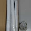 Closet Rods for Hanging Clothes, 17 to 84 Inch Heavy Duty Stepless Adjustable Closet Hanging Rod, 1.3 Inch Diameter Metal Closet Rod for Wardrobes Laundry Bedroom RV, White