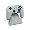 8Bitdo Pro 3 Bluetooth Controller with Swappable ABXY Buttons, TMR Joysticks, Hall Effect Triggers, Pro Back Buttons, Charging Dock, for Switch/Switch 2, Windows, Apple, SteamOS, Android - Gray