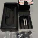 KIMILAR 2024 Upgrade Anti-Theft Video Doorbell Mount, Not Block Doorbell Motion Sensor, Adjustable No-Drill Mounting Bracket Wedge Holder Accessories for Home Rentals Office, Not for Security Door (Black)