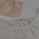 Womens 2 Pack T Shirts Basic Short Sleeve Tees Crewneck Fashion Tops Loose (Large, Cream+white)
