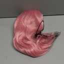 Kids Light Pink Wig Girls Short Wavy Pink Bob Wig Heat Resistant Synthetic Hair Wigs for Cosplay Party