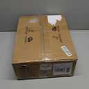 LUE BONA Square Linen Makeup Stool, Metal X Legs, Small Ottoman Stool Chair for Vanity, Modern Padded Seat Foot Rest for Makeup Room, Bathroom