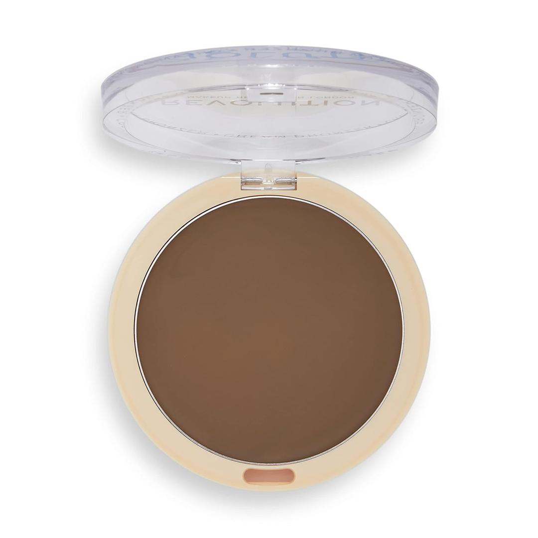 Revolution Beauty London, Ultra Cream Face Bronzer, Buildable & Blendable Cream Contour, Vegan & Cruelty-Free, Medium, 0.24 oz (0.24 Ounce (Pack of 1))