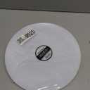 Blue Sky Organic 13" Hammered White Transparent Plastic Charger Plates - 4 Count | Durable & Stylish for Elegant Dining Events