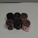 Whaline 6 Roll Halloween Wired Edge Ribbon Ghost Boo Spider Web Ribbon Pink Black Fabric Ribbons for Wreath Bow Making DIY Crafts Wrapping, 30 Yard