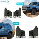 Mud Flaps Fit for Toyota Land Cruiser Prado J250 LC250 2024 2025, Front and Rear Splash Guards Mud Guards, Aftermarket Off-Road Style, 4PCS, PD24D11