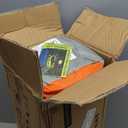 Happy Travel Camping Tent, 4/6 Person Dome Tents for Camping with Rainfly, Waterproof Clip Easy Setup Portable Family Tent with Mesh Windows, 20% More Headroom Backpacking Tents for Camping & Hiking (Orange)