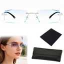 Clarity Blue Glasses, 2026 Upgraded Smart Auto Focus Glasses, Automatic Adjustment Eye Reading Glass For Men/Women with Case and Glasses Cloth