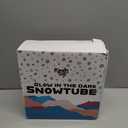 Glow-in-the-Dark Pixel Inflatable River & Snow Tube  Waterproof Heavy-Duty Inflatable Tube for Snow Sledding & River Floating  Fun Pixel Design for Kids & Adults