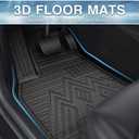 Mixsuper Floor mat for Kia Carnival MPV 2022-2026 8 Seats(Not for Hybrid or Prestige Models),All Weather TPE Floor Liners Protection for Carnival Accessories,1 Row Anti-Slip Car Mats, Black