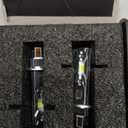 RIDENOW h1 bulbs,Super Bright 6500K Cool White Fanless, IP68 Waterproof, Pack of 2