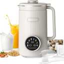 VBGK 8 in 1 Automatic Nut Milk Maker Blender with 20 Blades, 40oz Homemade Coconut, Soy, Oat, Almond, Plant Based Milks and Non-Dairy Beverages with18H Delay Start/Keep Warm/Boil Water/Self-Cleaning