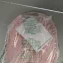 Small Modern Oval Side Table with Storage,2Tier Side Tables Living Room,Sturdy Nightstand for Small Space  Living Room, Bedroom, Bathroom, Nursery (1PC,Pink)