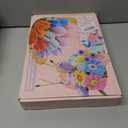 Muyuguit 400 Pcs Pipe Cleaners Craft Kit,Pink Pipe Cleaners Bulk for DIY Flower Bouquet,Multicolors Chenille Stems with Floral Wires, Gardening Tape, Stamen & Ribbon