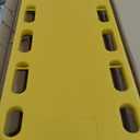 ASA Techmed Spine Board Stretcher, Patent Transfer EMT Backboard Immobilization, Base Board Yellow