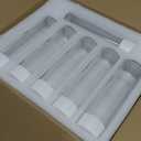 Honeydak 12 Pack Clear Glass Bottle with Lids 16Oz Wide Mouth Juice Bottles Milk Drinking Glass Bottle Reusable Airtight Juicing Cups Leak Proof Water Jar for Juicing Tea Milk Beverage Storage(White)