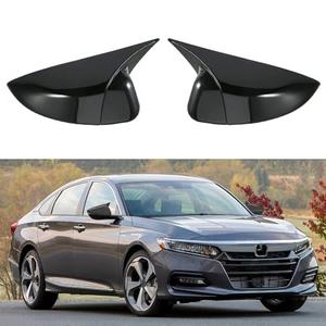 Ombialo Side Mirror Caps, Door Mirror Cap Covers Compatible with Honda Accord 2018 2019 2020 2021 2022 (Gloss Black)