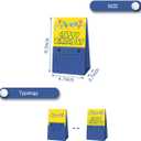 2 x JU XIN 12pcs Yellow Big Eyes Cartoon Party Gift Bags,Yellow Big Eyes Banana Theme Party Supplies