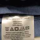 Cotton Jersey 4-Piece Bed Sheet Set, Chambray Blue, Solid