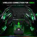 WESEARY Wireless Gaming Headset for Xbox Series X|S, 2.4GHz Ultra-Low Latency Headset with Noise Cancelling Mic for PC, PS5, PS4, Switch, Mac, 3D Surround Sound, Bluetooth 5.4, 50H Battery