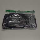 1 Pack Extra Long Hair Extension Holder Wig Storage Bag with Hanger Hairpieces Ponytail Bundles Storage Carrier Case for Store Style Hair Travel Hair Extensions Bag Black Color