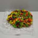 Fall Decor - 16 Inch Autumn Artificial Wreath - Fall Decorations for Thanksgiving, Halloween, Farmhouse, Harvest Home, Outdoor, Indoor, Window, Wall (Green,orange,red,yellow)