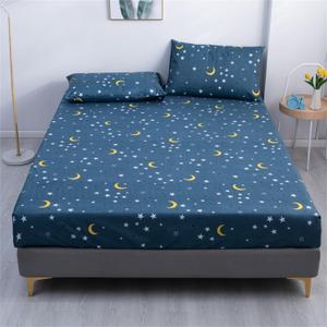 Fitted Sheet and Pillowcase, Waterproof Mattress Protector, Breathable Soft Mattress Pad Cover with Deep Pocket for 6-18 inches Mattress, Noiseless Washable (04,California King)