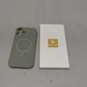 Miracase Magnetic for iPhone 16 Plus Case, [Soft Anti-Scratch Microfiber Lining], Compatible with MagSafe, Liquid Silicone Shockproof Drop Protection Phone Case for 16 Plus,Patina Green