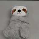 Breathing Stuffed Animal,Soothing Stuffed Animal for Anxiety Relief with Realistic Breathing Motion, Calming Music, Gentle Lights,Machine Washable,Ideal for Baby Adult and Relaxation(Sloth)