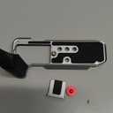 SMALLRIG X-M5 Handgrip L-Shape Grip for FUJIFILM X-M5, Built-in Quick Release Plate for Arca, Lightweight Silicone Side Handle, Includes Windshield with Cold Shoe Adapter (Sliver) - 4875