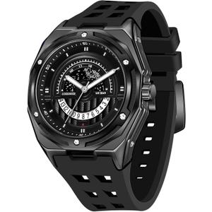 COSSINIGE Mens Watches Waterproof Analog Sports Watch Business Casual Watches for Men Black Luxury Dress Work Watches