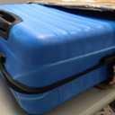 Amazon Basics 30" Hardside Large Checked Luggage, Expandable For Up to 15% More Space, With Scratch-Resistant Surface, Four Multi-directional Wheels, Telescoping Handle, Light Blue
