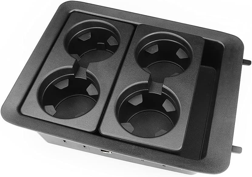 Center Console Tray Cup Holder Bezel Replacement for 2007-2014 Chevy Silverado Suburban Tahoe 07-14 GMC Sierra Yukon Replace 22860866