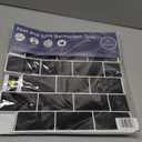 Peel and Stick Backsplash Tile for Kitchen Wall, 12” x 12” Stick On Backsplash 10-Sheet Pack Stick On Tiles for Kitchen or Bathroom with 3D Glass Tile Looks