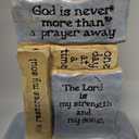 SXSZZXL Cross Statue with Encouraging Words 12 Inch Table Inspirational Cross Figurine for Christian Home Decor Gifts