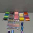 Eoehro 72pcs Sewing Thread Kit, 36 Colors, 400 Yards per Spool Polyester Thread, Prewound Bobbins, Sewing Machine Threads