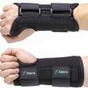 Carpal Tunnel Wrist Brace Night Support and Metal Splint Stabilizer [Single] - Helps Relieve Tendinitis Arthritis Carpal Tunnel Syndrome Pain - Reduces Recovery Time for Men Women - Right (S/M)