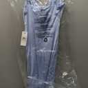 Siena Womens Spaghetti Strap Cowl Neck Midi Dress (2, Perri)