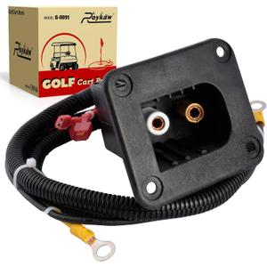 Roykaw Golf Cart Powerwise Charger Receptacle with Harness & Reed Switch Compatible with EZGO TXT/Medalist/Workhorse 36V Golf Cart Models Replaces OEM # 73051G29, 73063-G01