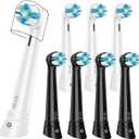 Toothbrush Heads Compatible with Oral B iO 3 4 5 6 7 8 9 10 Series Electric Toothbrush,Compatible with Oral B iO Replacement Heads, Medium Bristles Electric Toothbrush Heads for Effective Cleaning