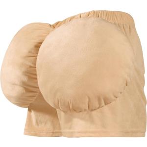 Fake Butt Halloween Costume, Adult Fat Suit with Big Booty Cheeks, Funny Old Lady Grandma Outfit for Cosplay, Christmas & Party Dress Up