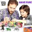 Geek Club Robot Building Kit for Kids and Adults - Cute Bots STEM Robotics Kit - Educational Robotic Kits - Circuit Board Kids Engineering Toys - DIY Build Your Own Robot Set for Boys, Girls