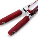 KitchenAid Classic Multifunction Can Opener and Bottle Opener Easy to Use, Razor Sharp Stainless Steel Cutting Wheel, Soft Ergonomic Handles, Soft Red, 8.34-Inch