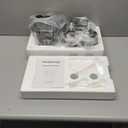 Dual-Head Electric Citrus Juicer, Lemon Squeezer with Power Cord and Cleaning Brush, 1-Button Automatic Juicer Machine for Orange, Lemon, Lime, Easy to Clean & Use, Built-in Cutter(Black)