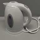 OVENTE Electric Kettle, 1.7L Fast Boiling Water Heater for Coffee or Tea, BPA Free with Water Level Gauge, Auto Shut-Off, Boil-Dry Protection, Indicator Light and Removable Filter, White KP72W