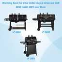 Warming Rack Grill Parts for Char Griller 5050, 3001, 5650, 5072, Grill Rack for Char Griller Replacement Parts 5050, Warming Grate for Char Griller Parts 5650
