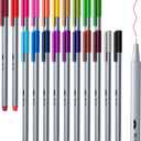 Mr. Pen- Colored Fineliner Pens, 20 Pack, 0.4mm Fine Point, Smooth Bible Journaling Pens for Detailed Drawing, Note-Taking, Coloring, Sketching, Planning & Art Projects, School Supplies (Assorted Colors)