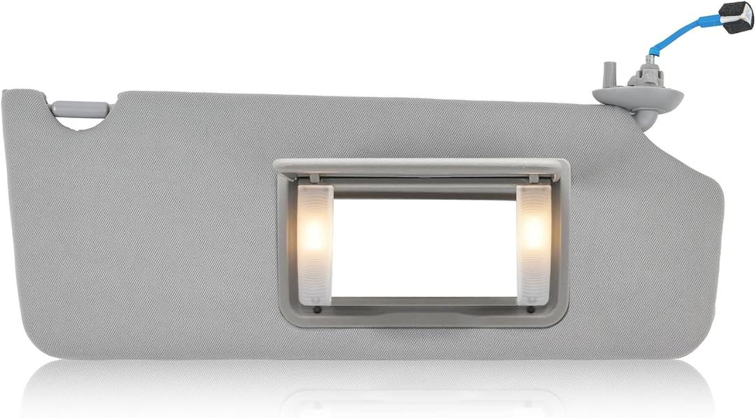 Sun Visor Passenger Right Side Compatible with Honda Pilot 2017 2018 2019 2020 2021 Honda Ridgeline 2018-2020 Sunshade Number 83230-TG7-A12ZB Color: Gray