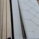 VECELO Twin Size Bed Frame with Button Tufted Headboard, Upholstered Platform Bedframe with Wood Slat Support, No Box Spring Needed, Dark Beige